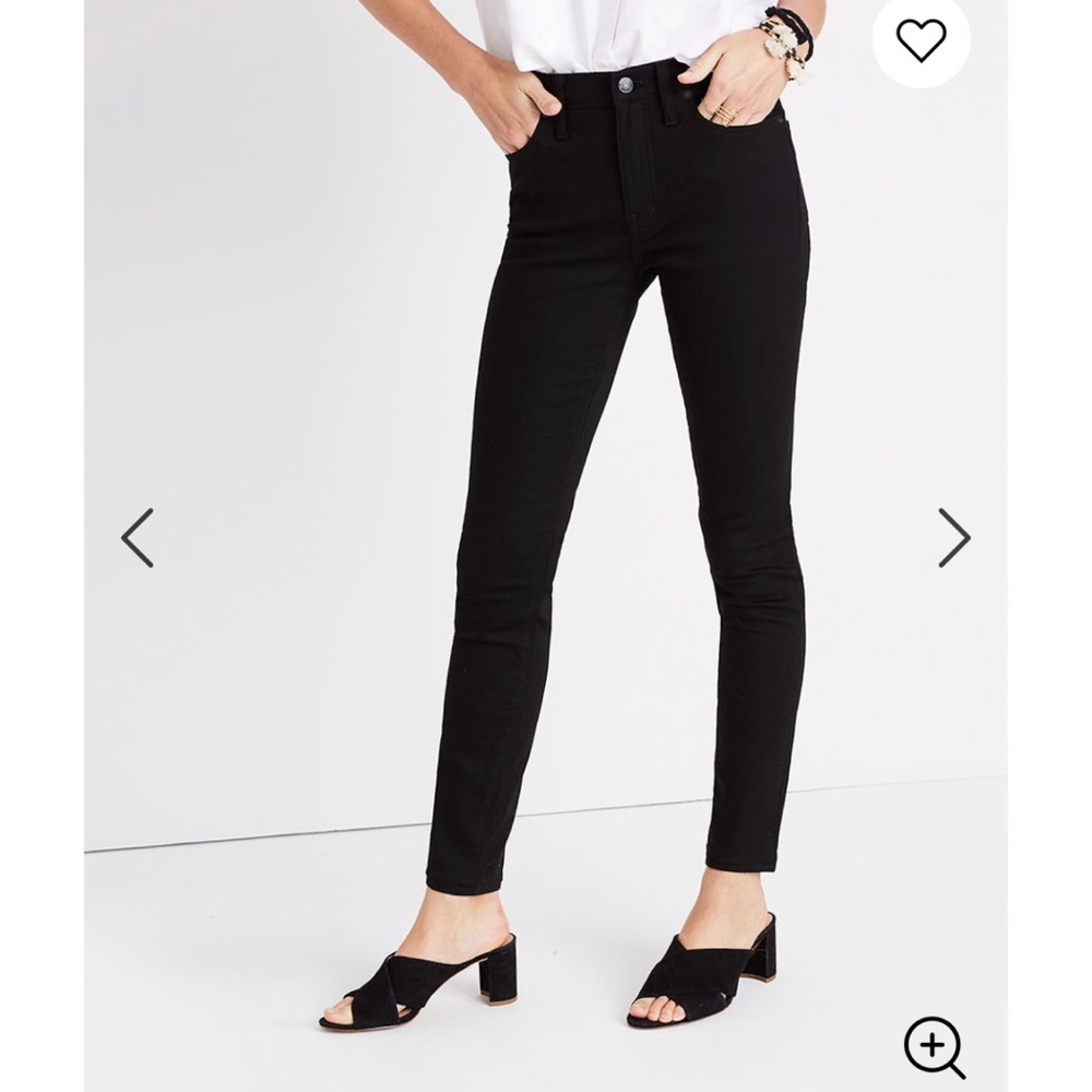 Madewell - 9” High-Rise Skinny Jean - Black